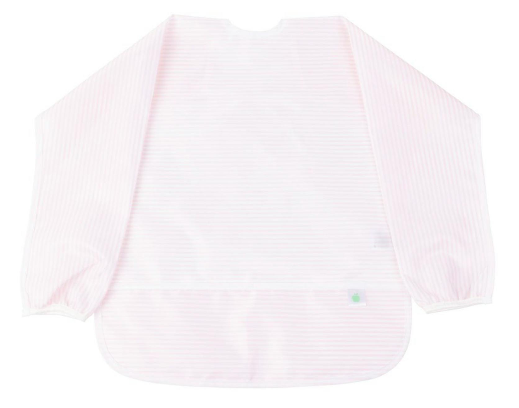 The Cover Everything Bib in Pink Stripe