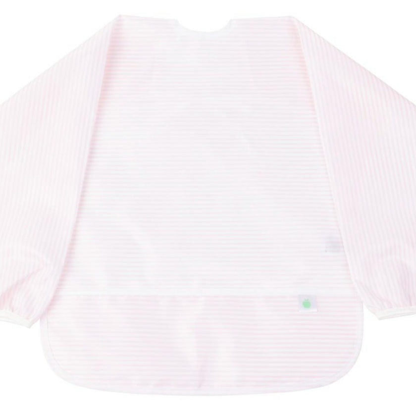 The Cover Everything Bib in Pink Stripe