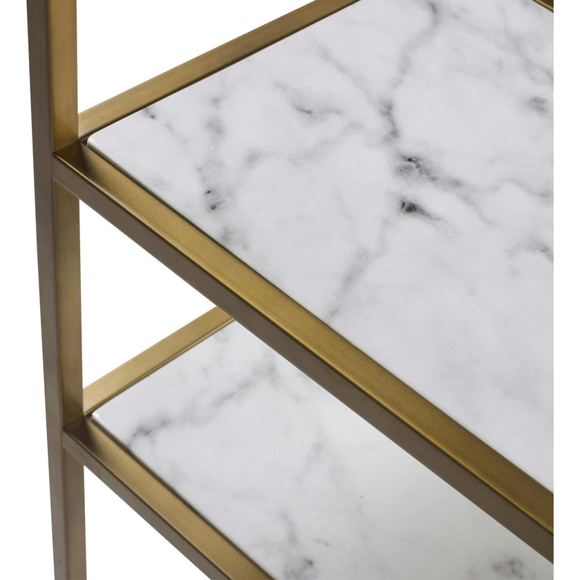 Marmo Modern Marble-Look 5-Tier Display Shelf