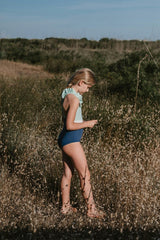 Coco One Piece Swimsuit Spaceblue and mint