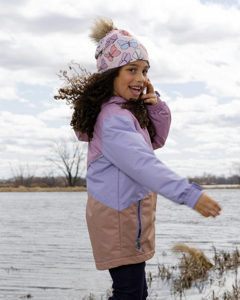 Stretch Jersey Hat With Pompom