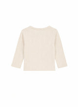 TNS Logo Baby Tee Special Whisper White Melange