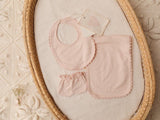 Bib/Mittens/Burp Cloth Set