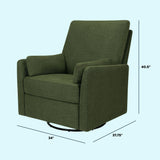 Carter's Ethan Recliner and Swivel Glider | Water Repellent & Stain Resistant fabric