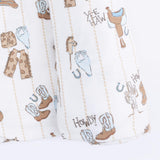 Cowboy Nursery - Swaddle Blanket