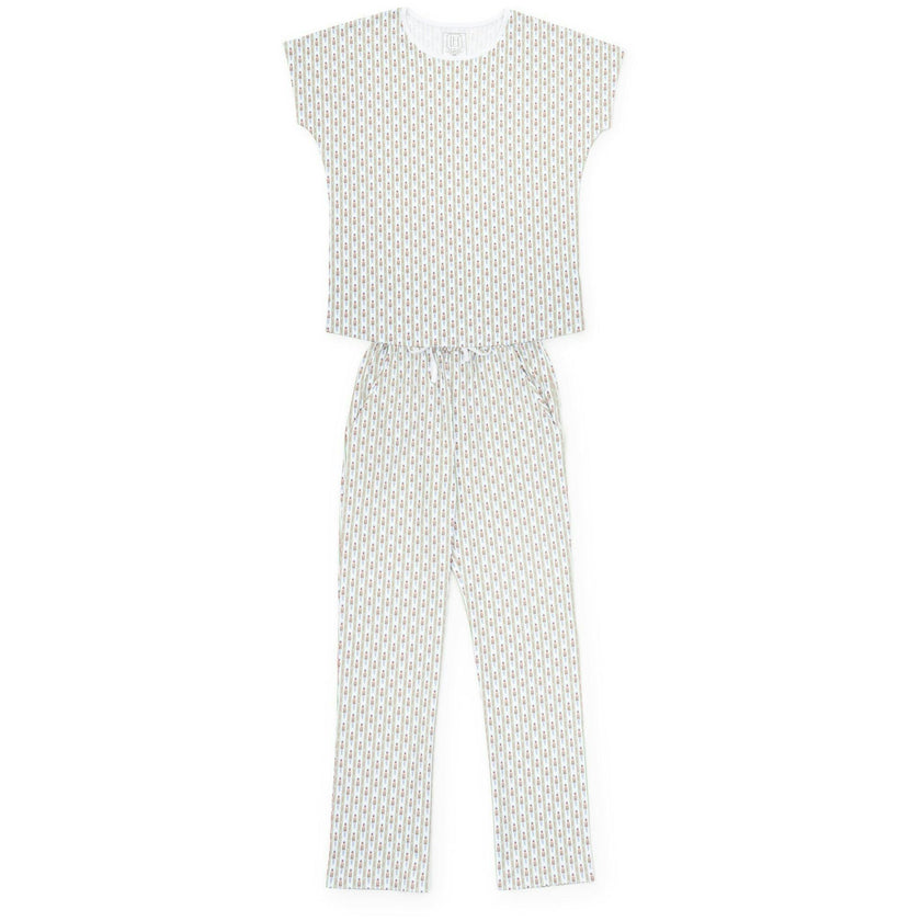 Marcia Women's Pajama Pant Set - Nutcracker Stripe
