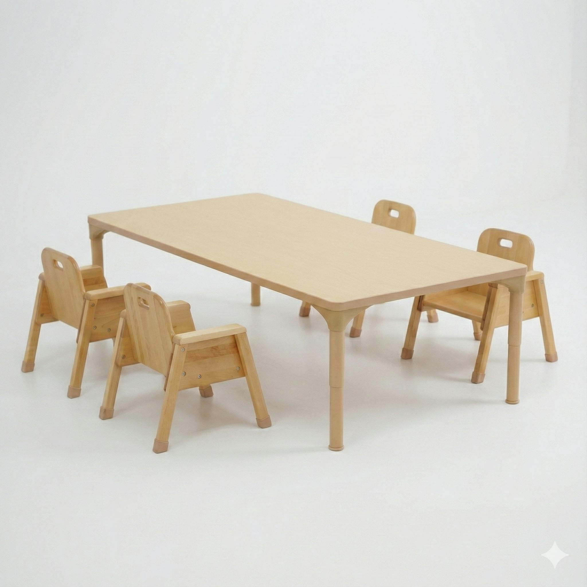 Rectangular Adjustable Kids Table – 13