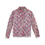 FLORAL SILKY BLOUSE