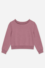 Butter French Terry Off The Shoulder Sweatshirt