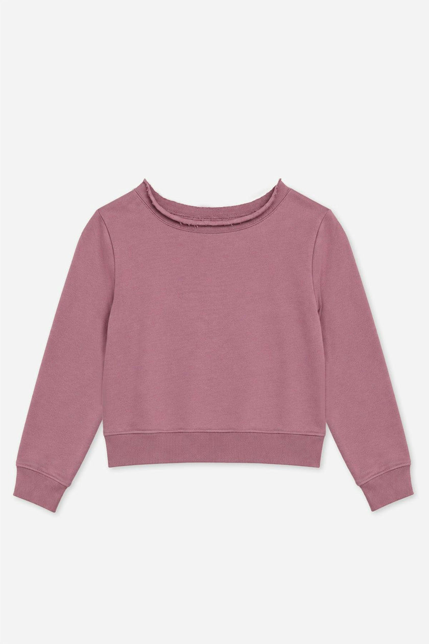 Butter French Terry Off The Shoulder Sweatshirt