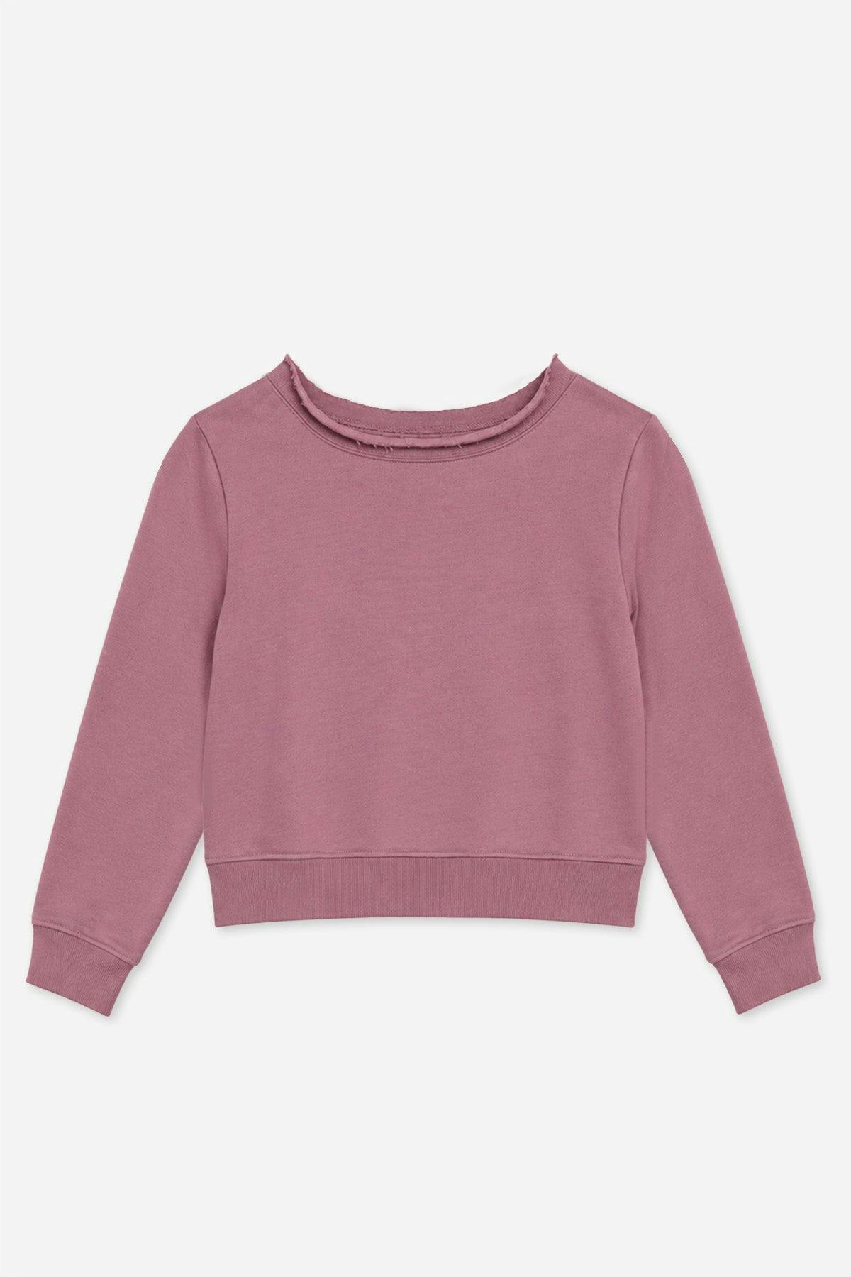 Butter French Terry Off The Shoulder Sweatshirt