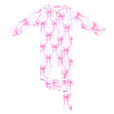 Bamboo Convertible Zip-Up Footie Pajama - Bow My Gosh