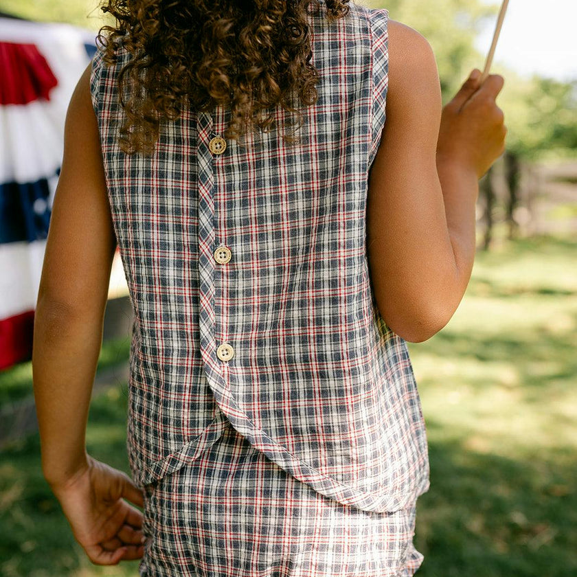 Ellie Set - Americana Plaid