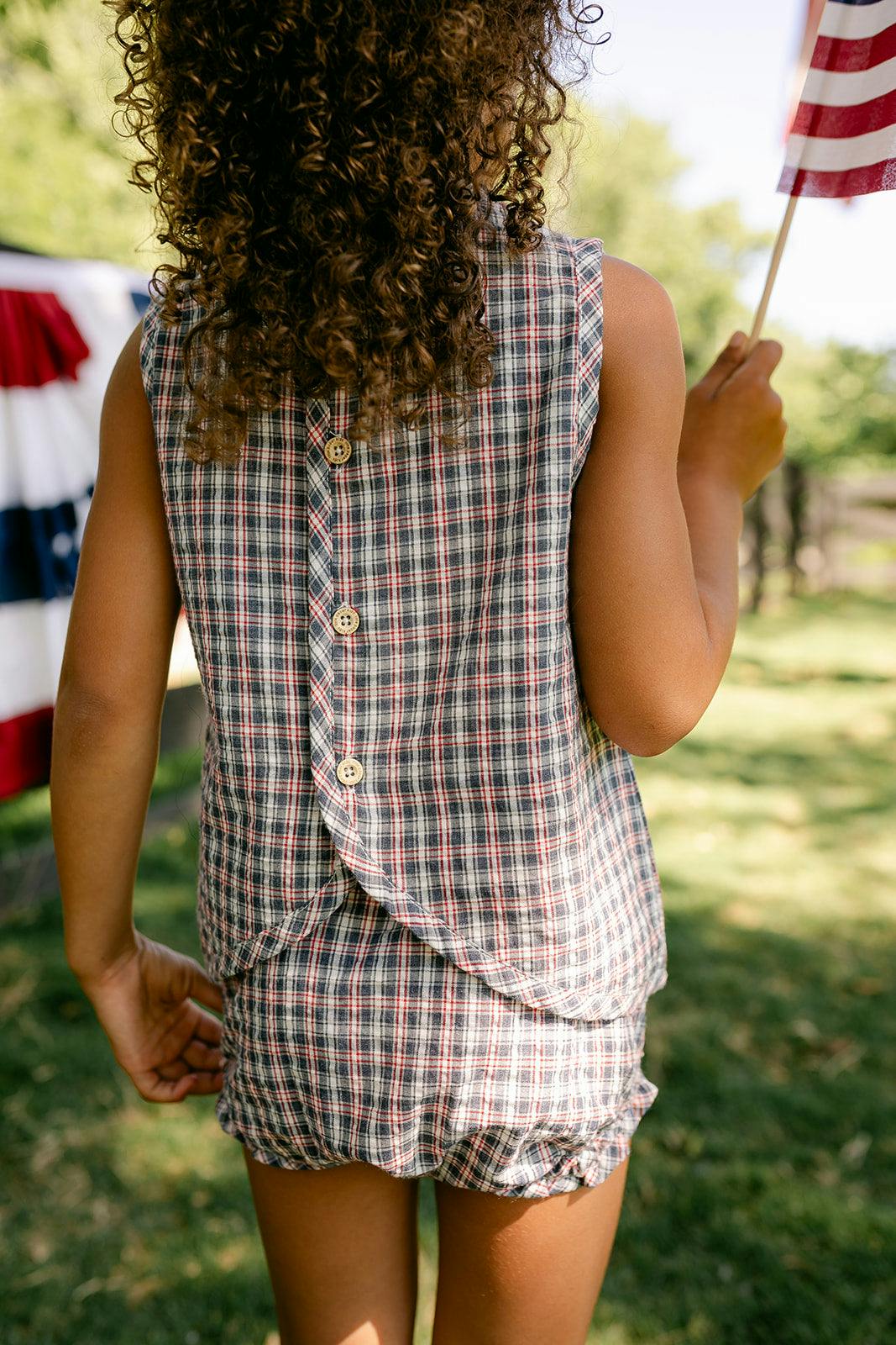Ellie Set - Americana Plaid