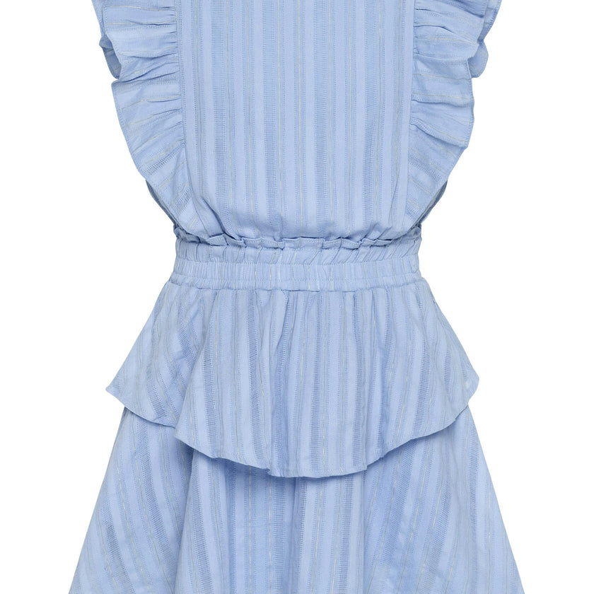 Gigi Dress Blue/Gold