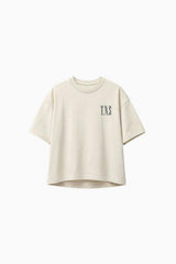 Mochi Teen T-Shirt Black Iris Embroidery