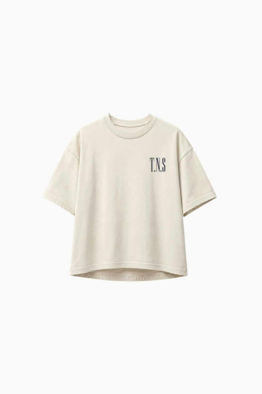 Mochi Teen T-Shirt Black Iris Embroidery