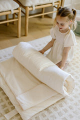 [NEW] XL Organic Nap Mat- Pink Stripe