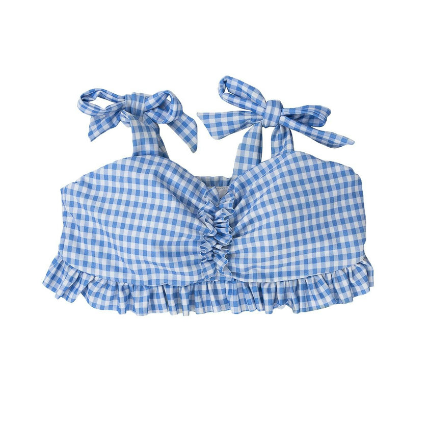 Mini Brandi Bandeau Top in Blakely Gingham