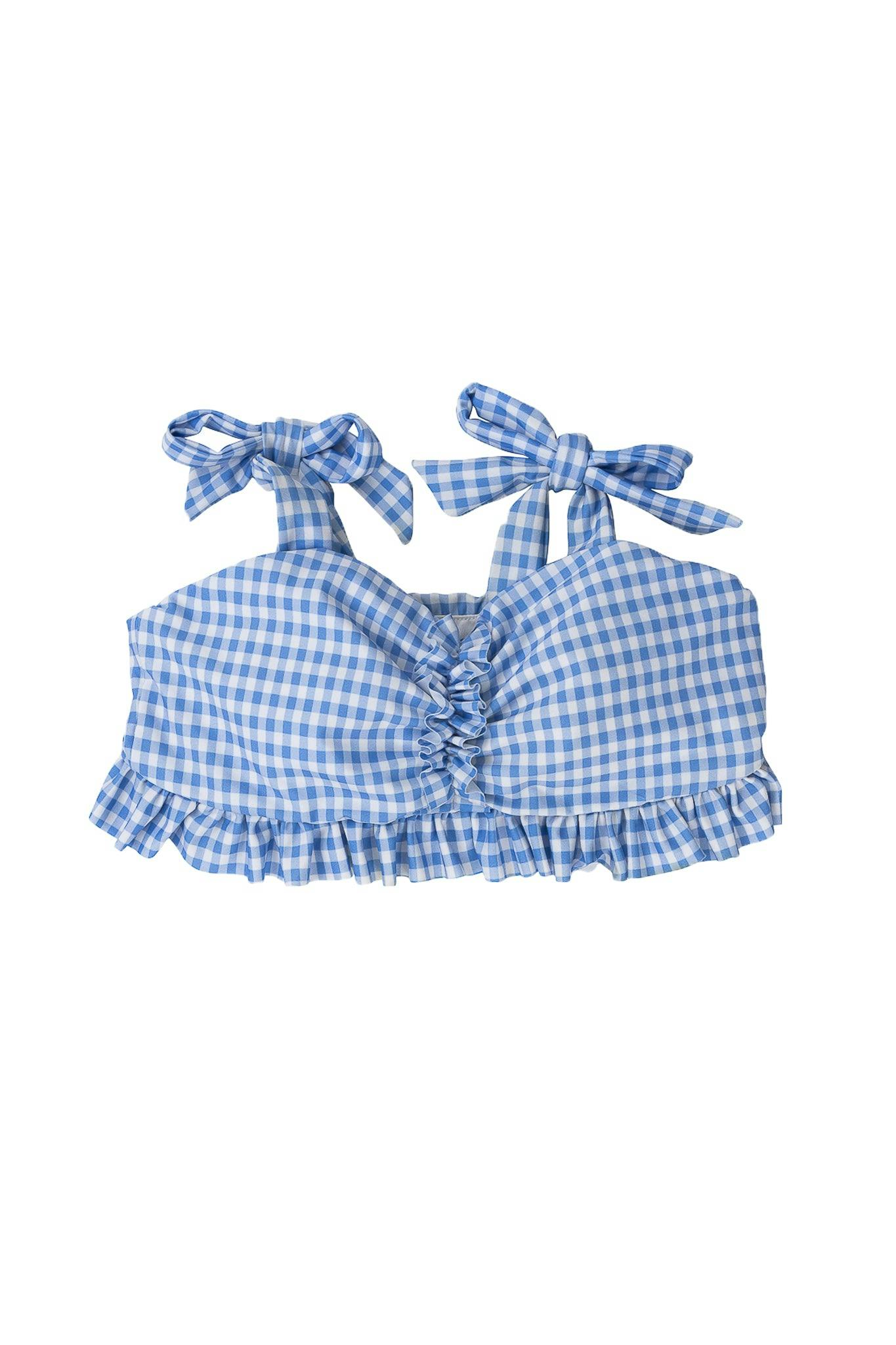 Mini Brandi Bandeau Top in Blakely Gingham
