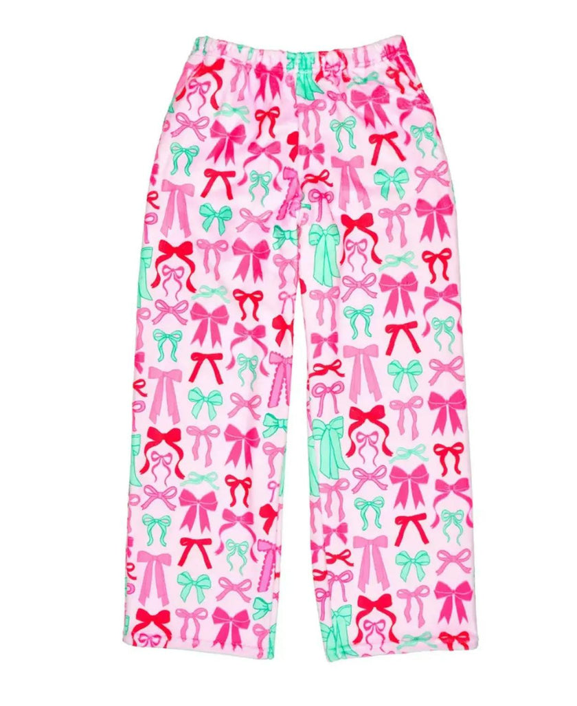 Merry Bows Plush Pants