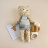Cotton Crochet Rattle Teether Bee