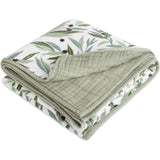 Organic Muslin Cotton 3-Layer Quilt
