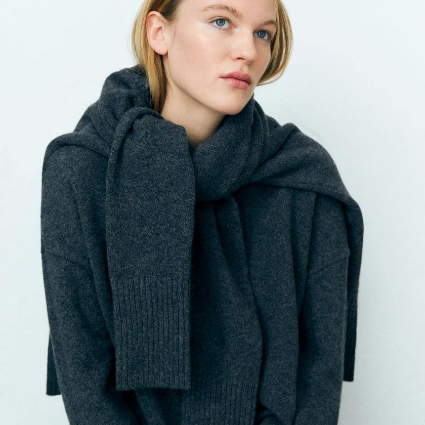 Agatha Woman Jumper Mid Grey