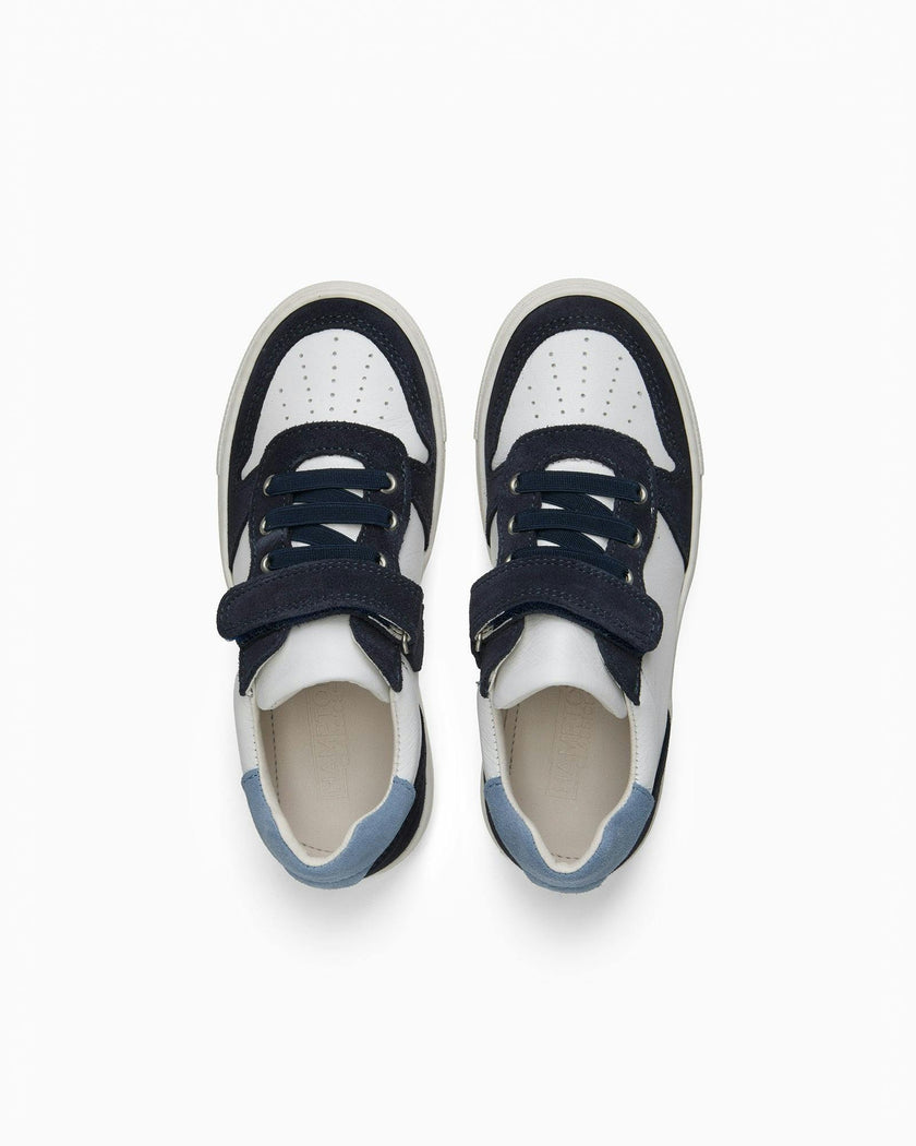 Hampton Classics Woody Sneaker in White/Navy