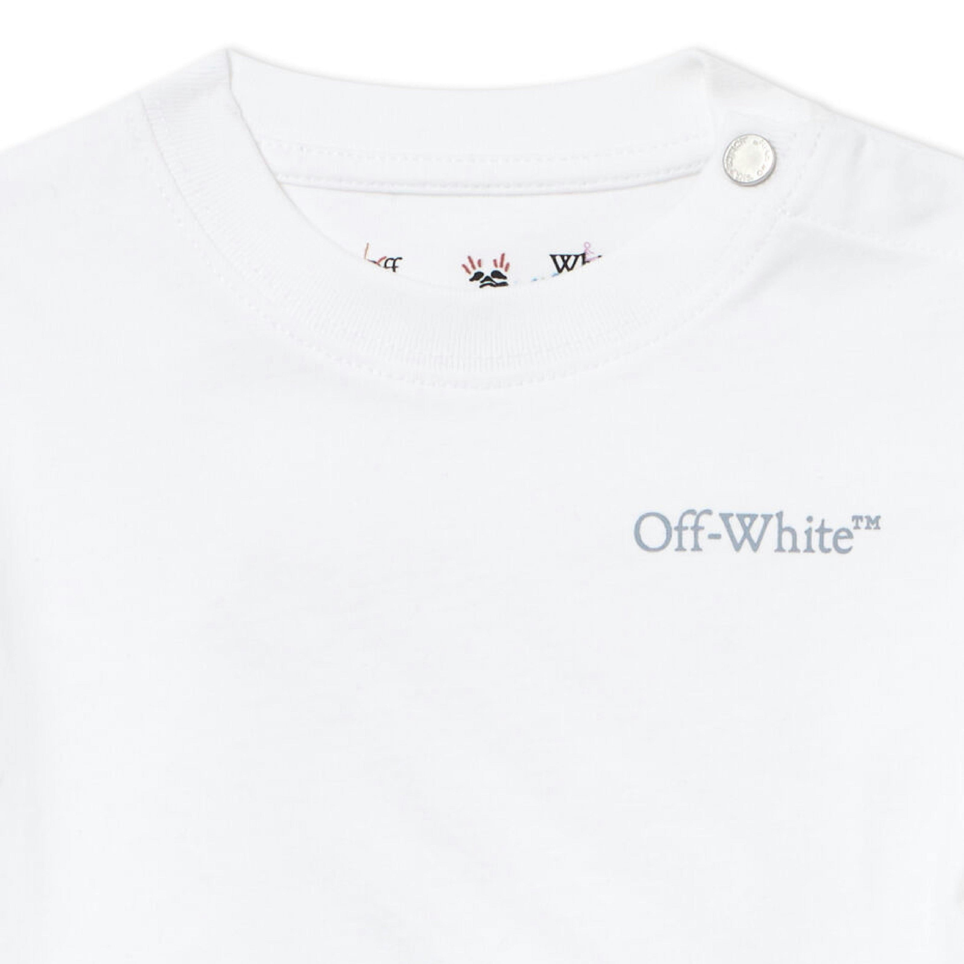 White Scribble Diag Jersey Set