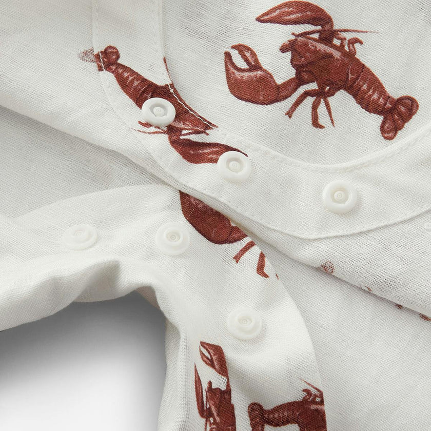 Cream Lobster Tank Top Shortall