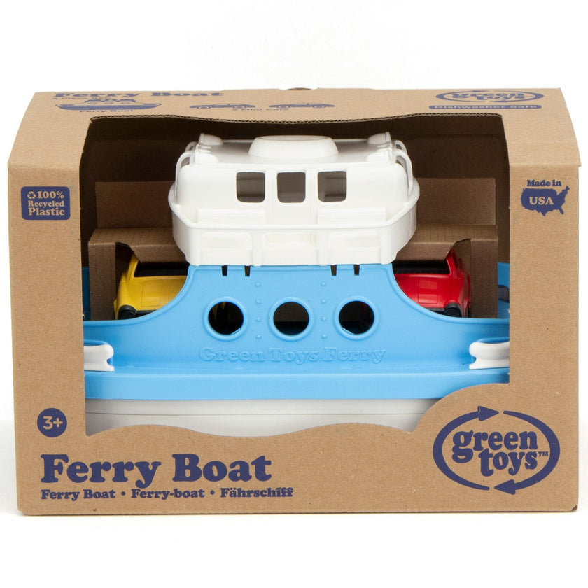 Ferry Boat - Blue & White
