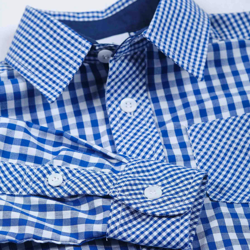 Gingham Button Down Shirt