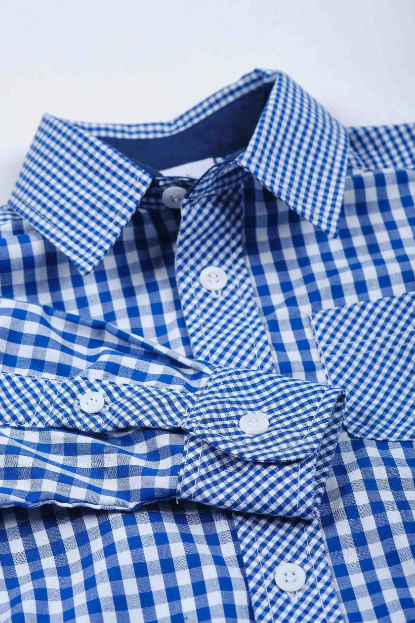 Gingham Button Down Shirt