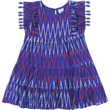 Sophie Double-Layered Tassel Dress, White