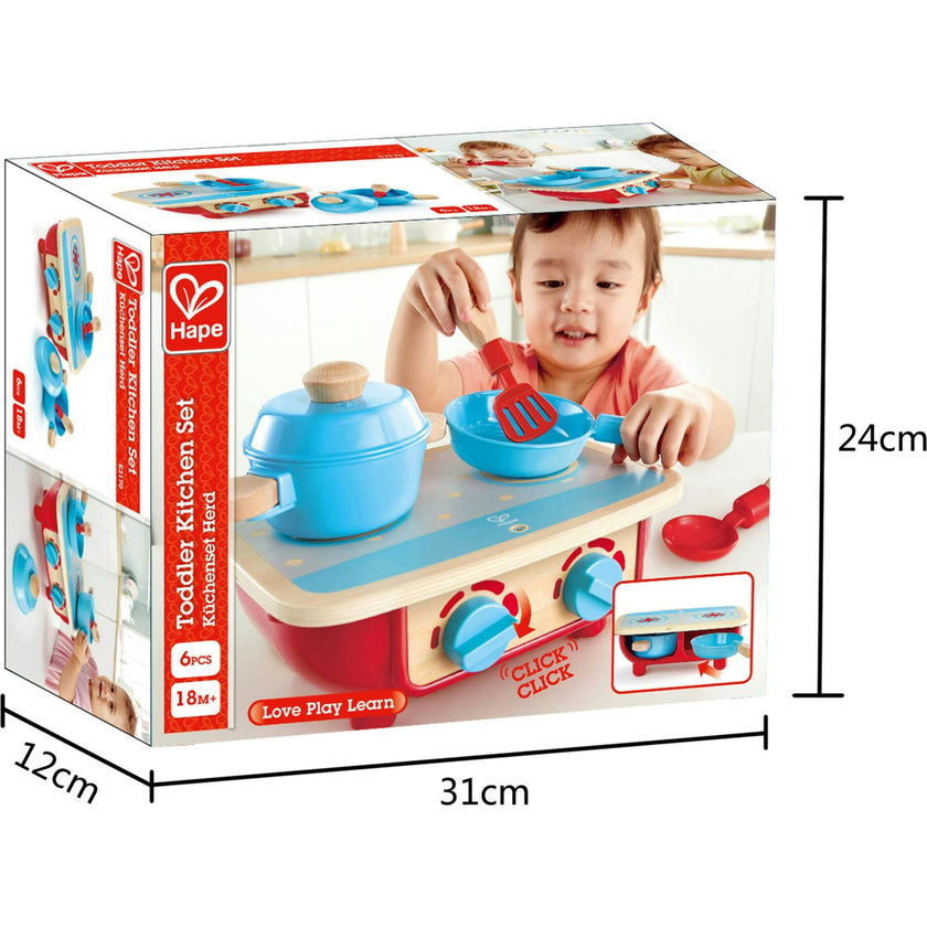 Toddler Wooden Kitchen Playset