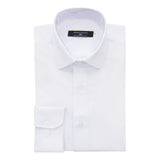 White Solid Dress Shirt