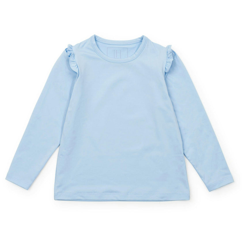 Mia Girls' Longsleeve Performance Top by LH Sport Light Blue