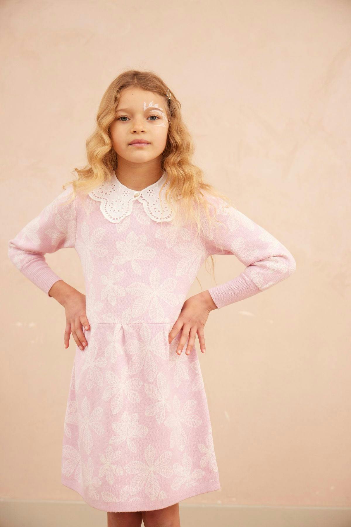 Chestnut Leaves Dress | Bubble Gum