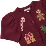 Baby Girls Constance Sweater - Holiday Patches