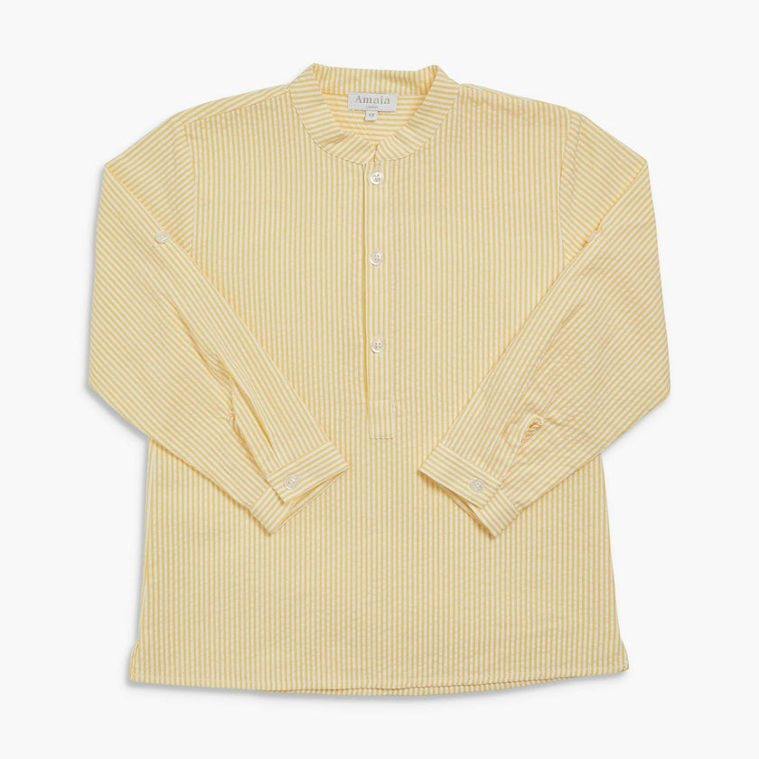 Pereprine Shirt Yellow Seersucker