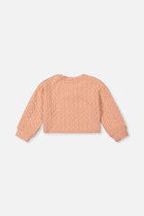 Jacquard Sweatshirt Pink