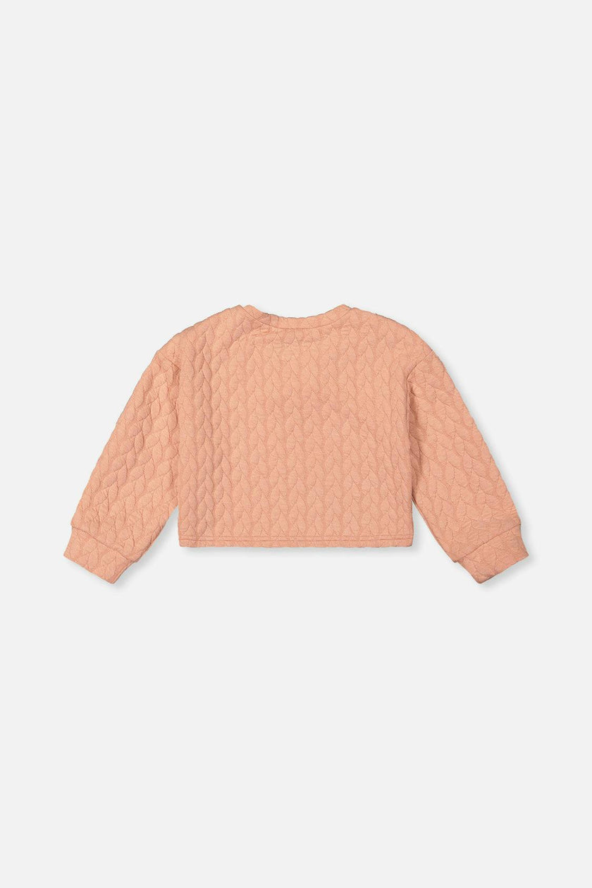 Jacquard Sweatshirt Pink