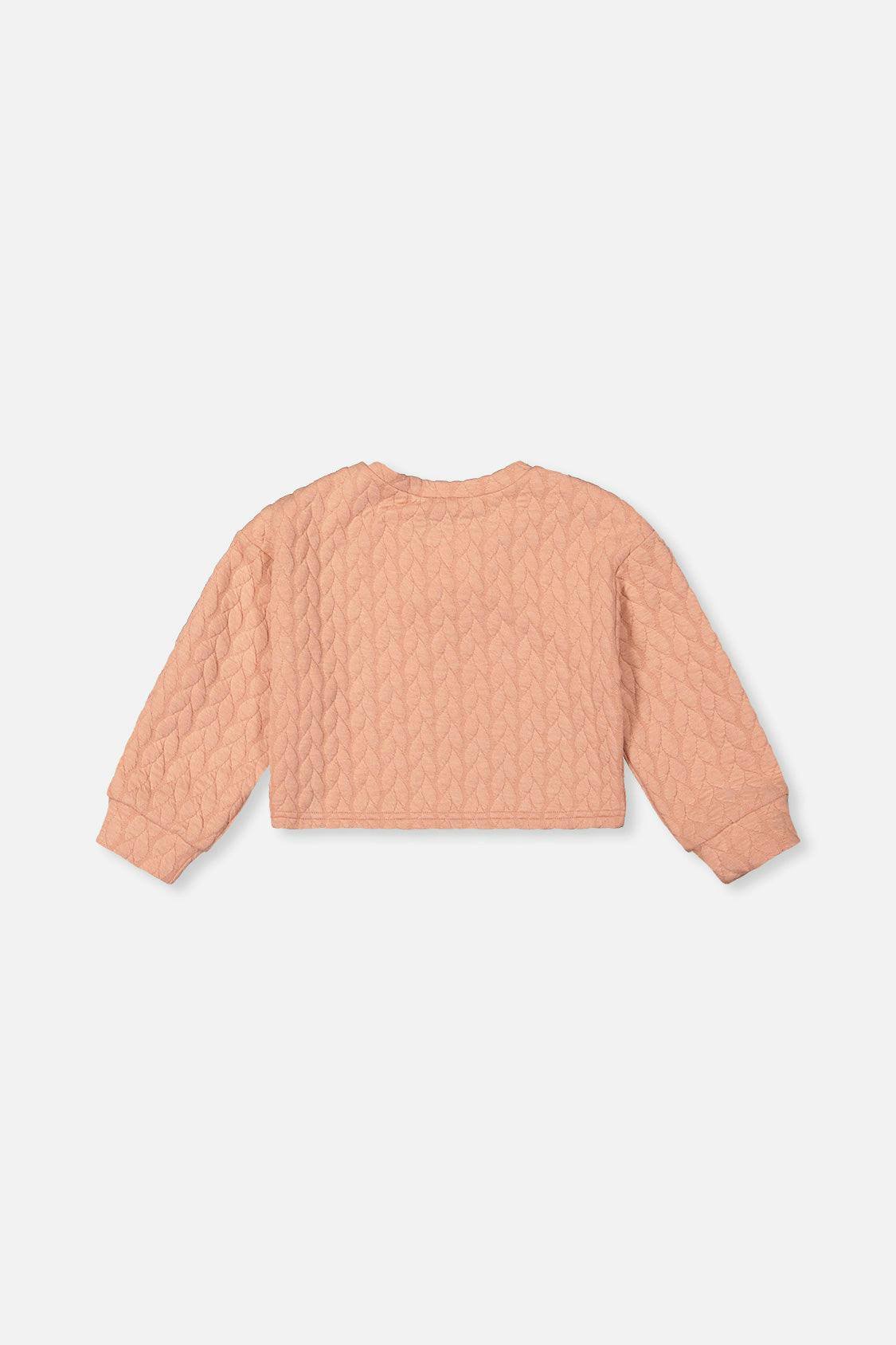 Jacquard Sweatshirt Pink