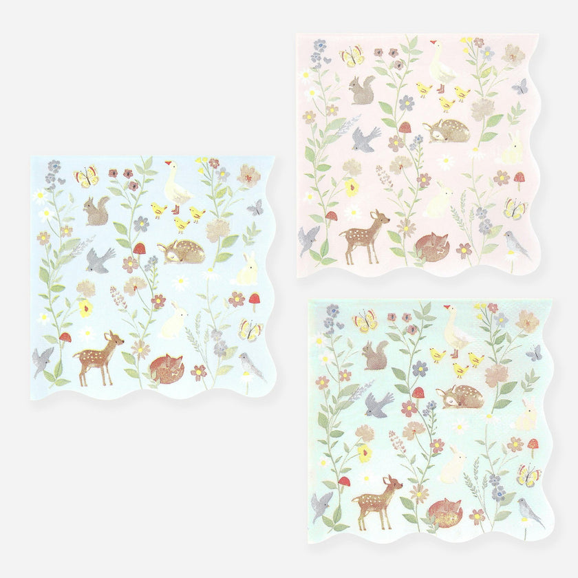 Little Animals Small Napkins