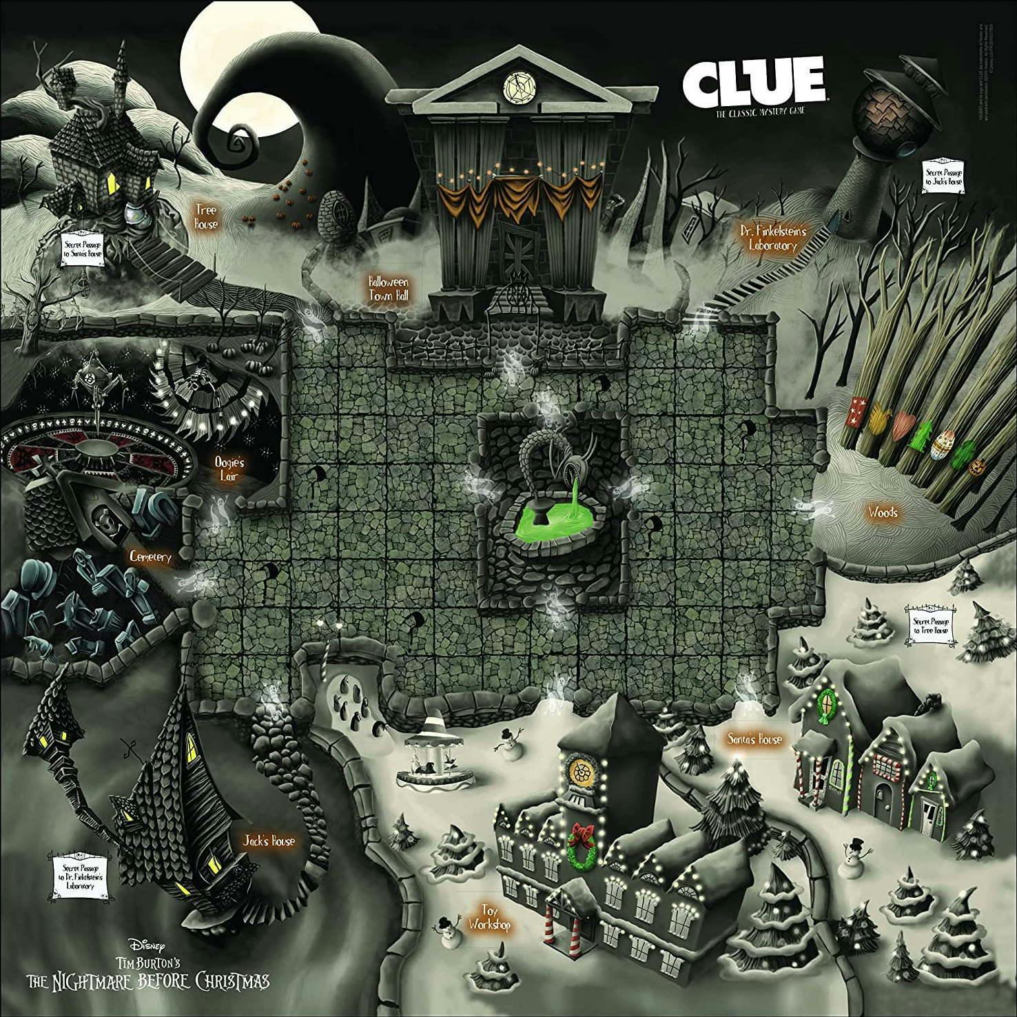CLUE: The Nightmare Before Christmas - Collectible Edition Board Game