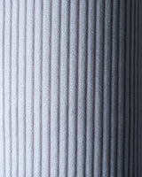 Blueberry Blue Square Ottoman