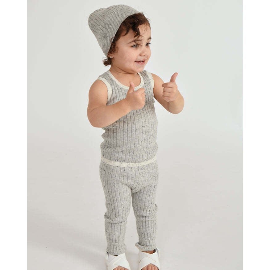 Baby Hug Me Ribbed Contrast Trim Tank Top