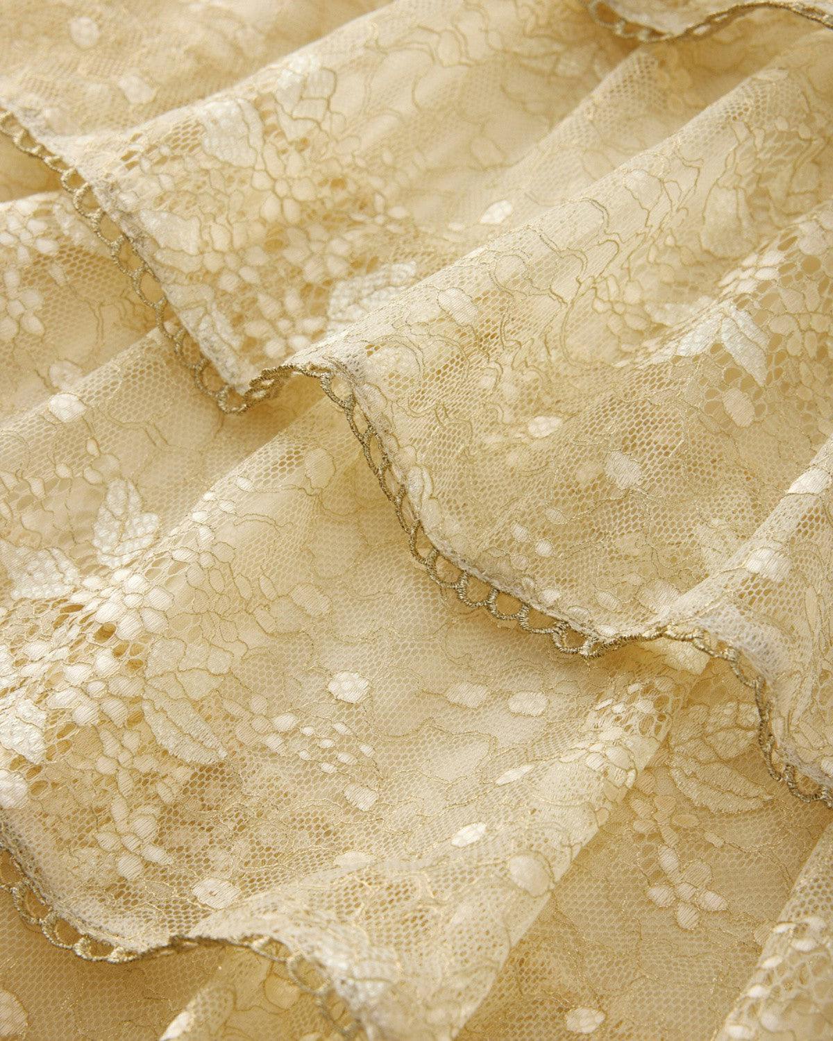 Tanya Lace Frill Maxi Dress