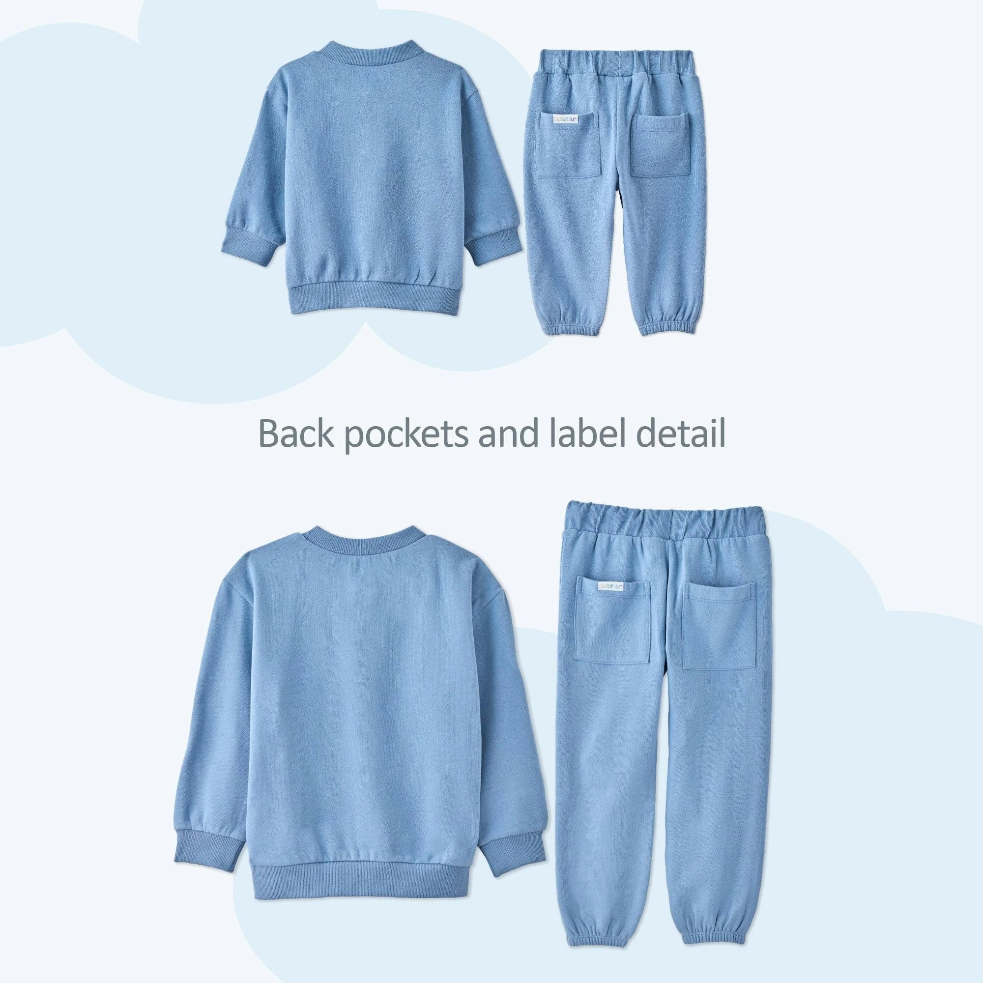 JERRY 6-Piece Henley Sweatsuit